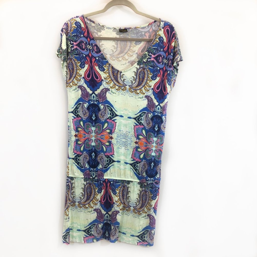VENUS Paisley Swimsuit Coverup with Drop Waist